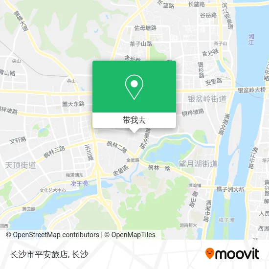 长沙市平安旅店地图