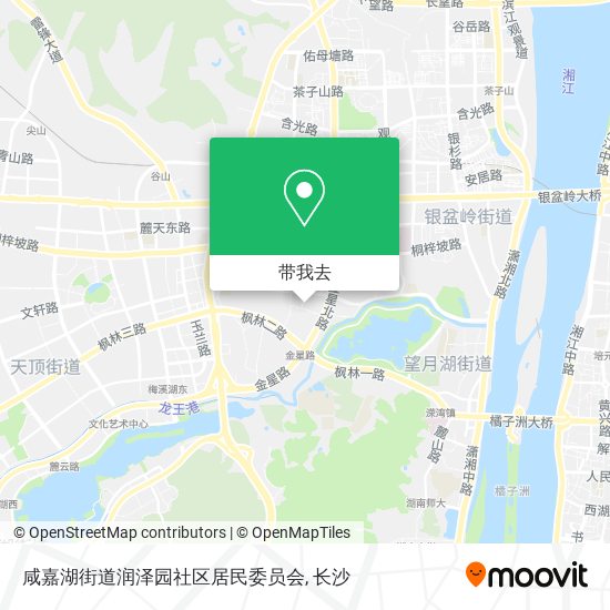 咸嘉湖街道润泽园社区居民委员会地图