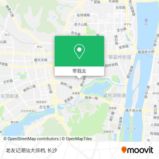 老友记潮汕大排档地图