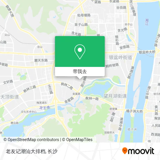 老友记潮汕大排档地图