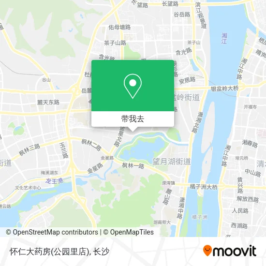 怀仁大药房(公园里店)地图