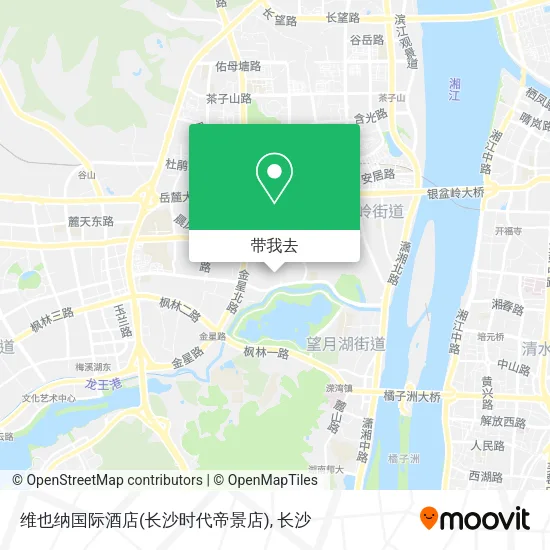 维也纳国际酒店(长沙时代帝景店)地图