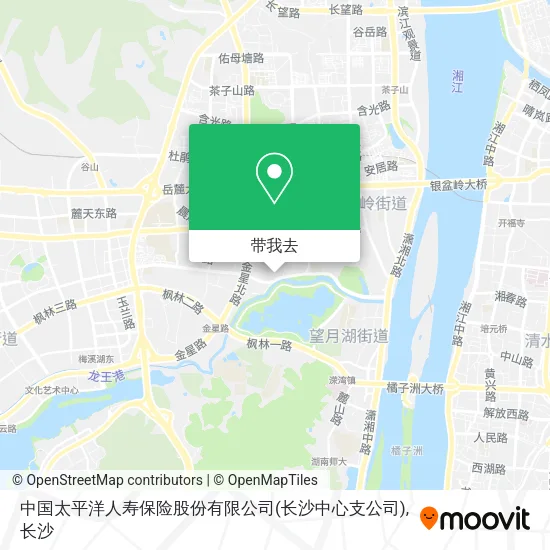 中国太平洋人寿保险股份有限公司(长沙中心支公司)地图