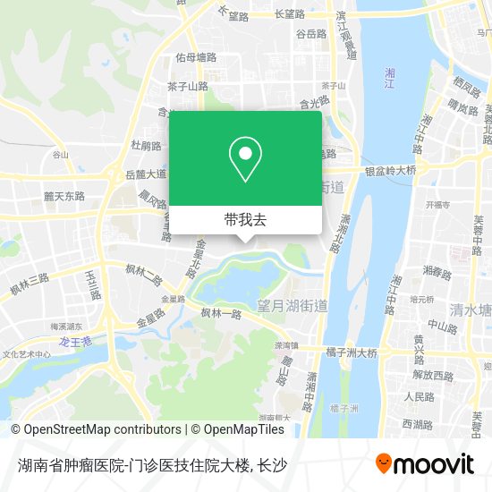 湖南省肿瘤医院-门诊医技住院大楼地图