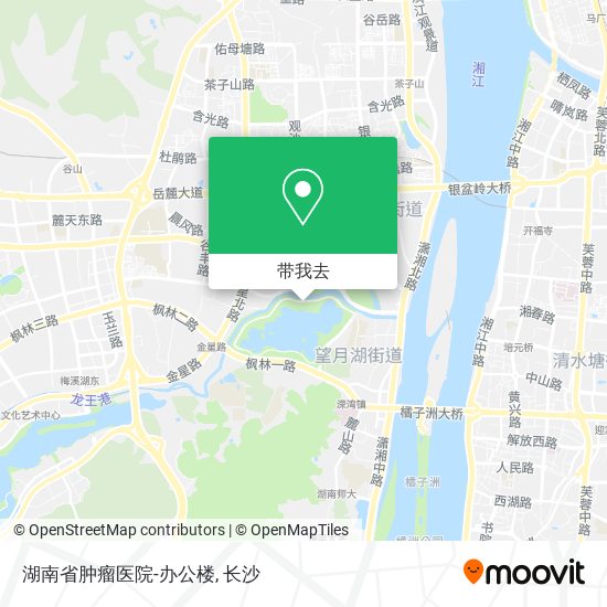 湖南省肿瘤医院-办公楼地图