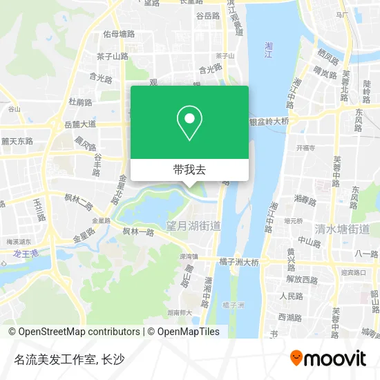 名流美发工作室地图