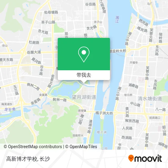 高新博才学校地图