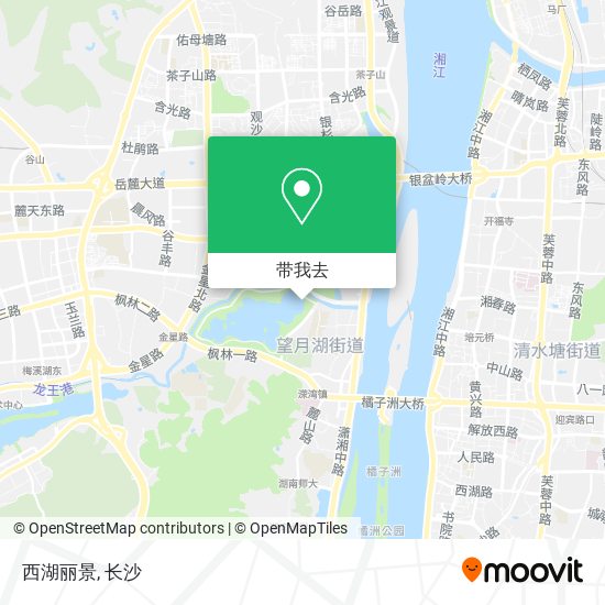 西湖丽景地图