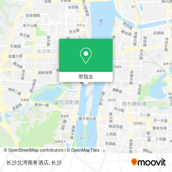 长沙北湾商务酒店地图