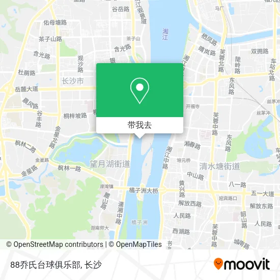 88乔氏台球俱乐部地图