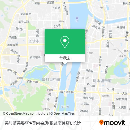 美时慕美容SPA尊尚会所(银盆南路店)地图