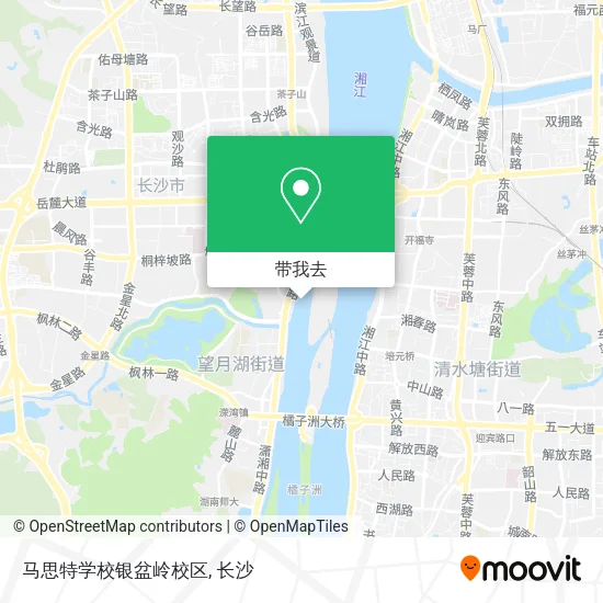 马思特学校银盆岭校区地图
