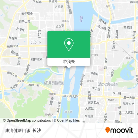 康润健康门诊地图