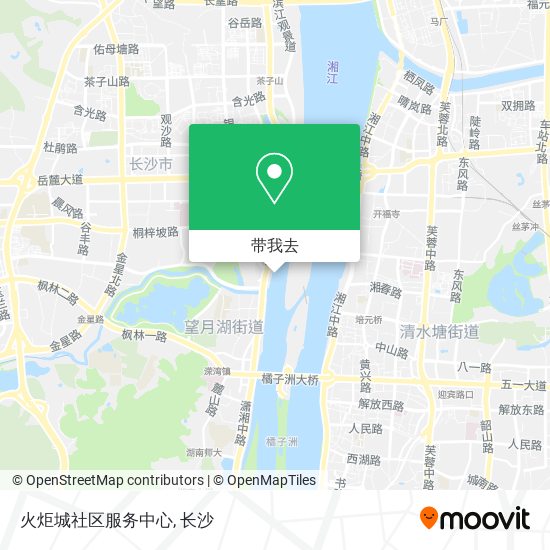 火炬城社区服务中心地图