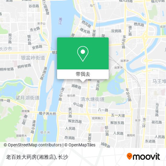 老百姓大药房(湘雅店)地图