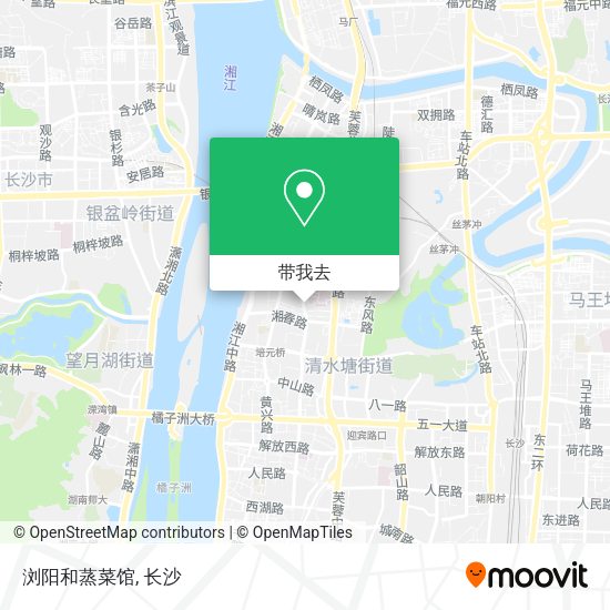 浏阳和蒸菜馆地图