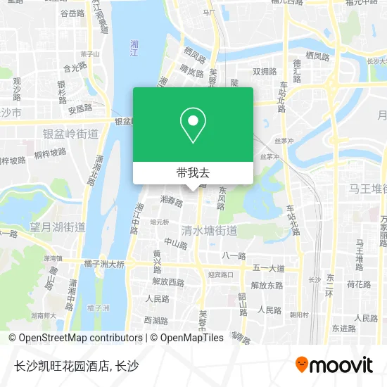 长沙凯旺花园酒店地图