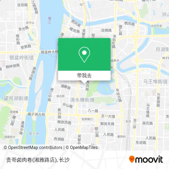 贵哥卤肉卷(湘雅路店)地图