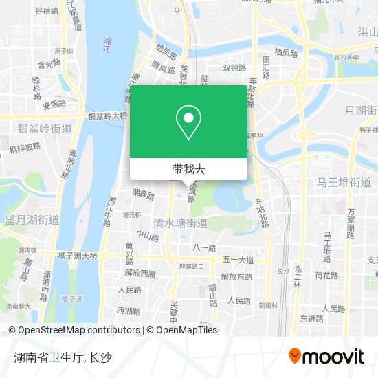 湖南省卫生厅地图