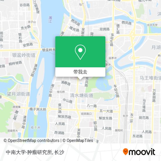 中南大学-肿瘤研究所地图
