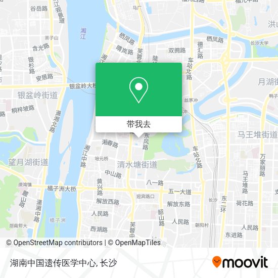 湖南中国遗传医学中心地图