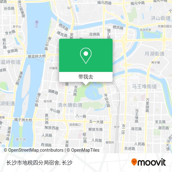 长沙市地税四分局宿舍地图