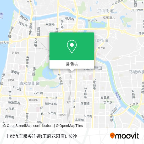 丰都汽车服务连锁(王府花园店)地图