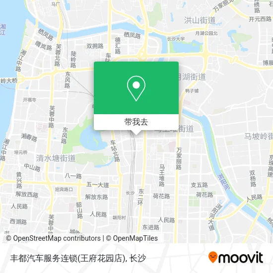 丰都汽车服务连锁(王府花园店)地图