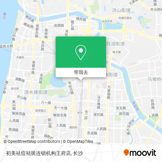 初美祛痘祛斑连锁机构王府店地图