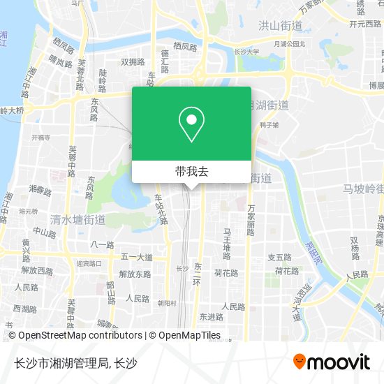 长沙市湘湖管理局地图