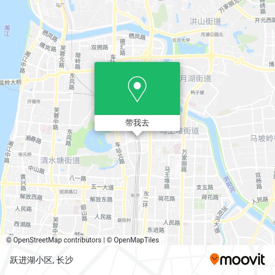跃进湖小区地图