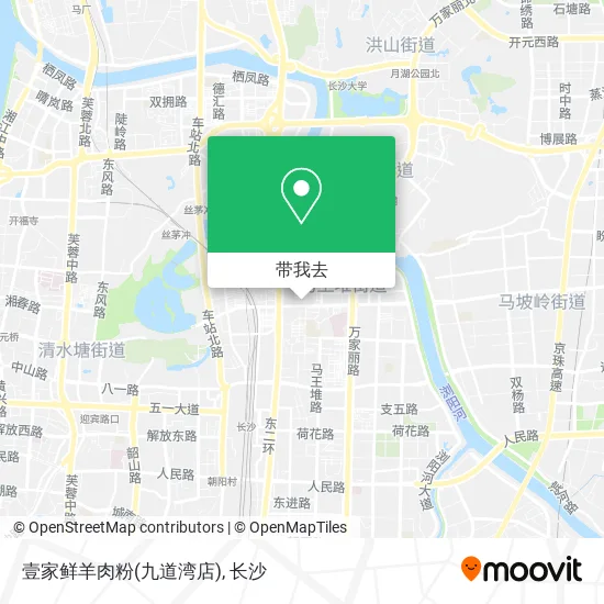 壹家鲜羊肉粉(九道湾店)地图