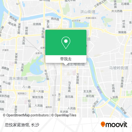 思悦家庭旅馆地图