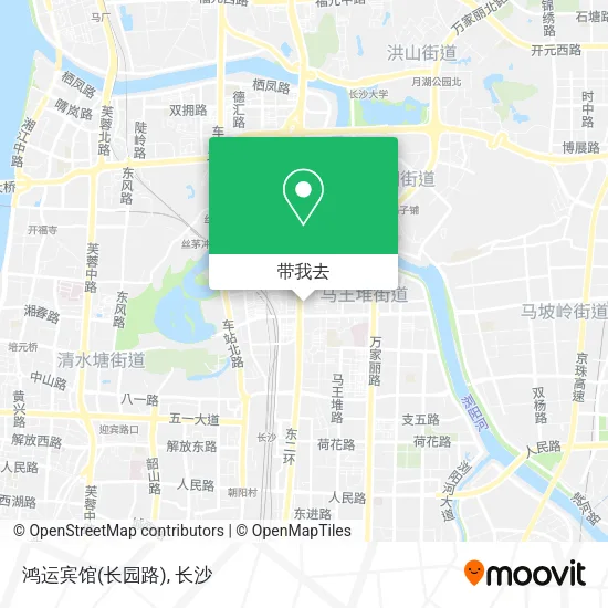 鸿运宾馆(长园路)地图