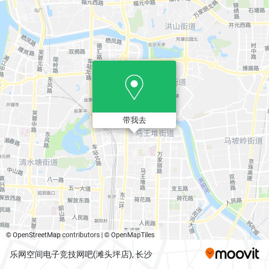 乐网空间电子竞技网吧(滩头坪店)地图