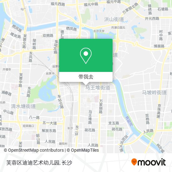 芙蓉区迪迪艺术幼儿园地图