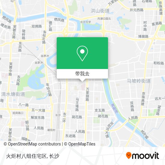 火炬村八组住宅区地图