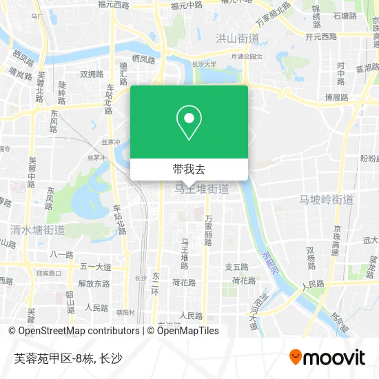 芙蓉苑甲区-8栋地图