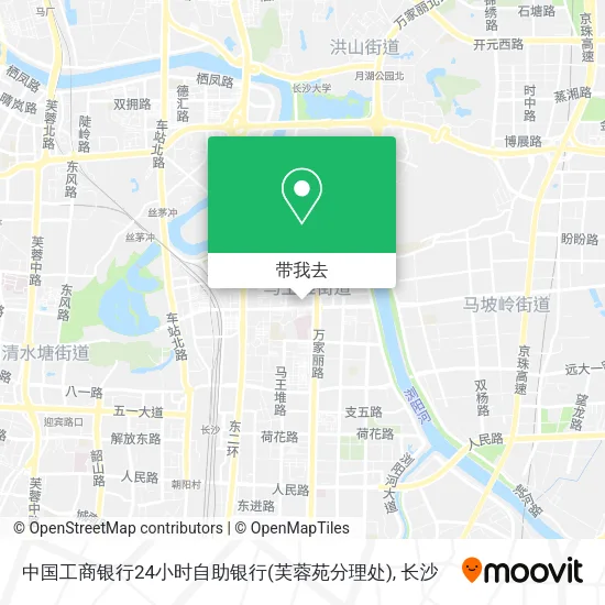 中国工商银行24小时自助银行(芙蓉苑分理处)地图