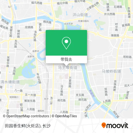 田园香生鲜(火炬店)地图