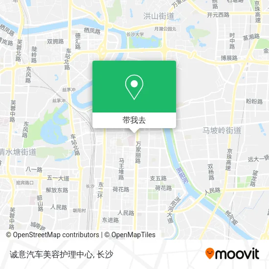 诚意汽车美容护理中心地图
