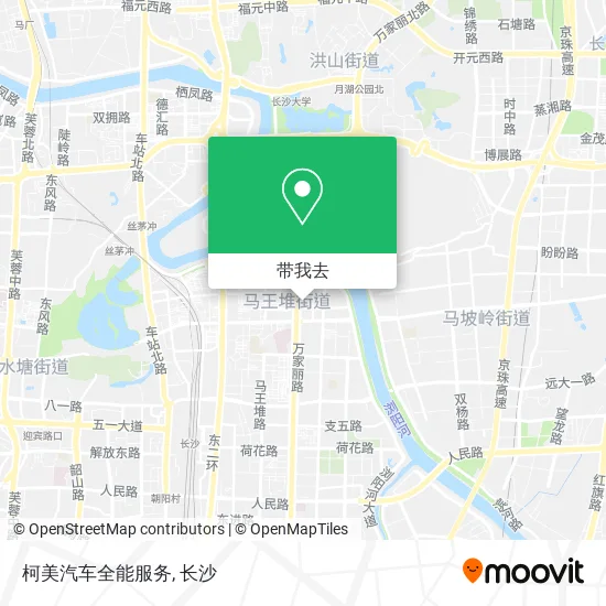 柯美汽车全能服务地图