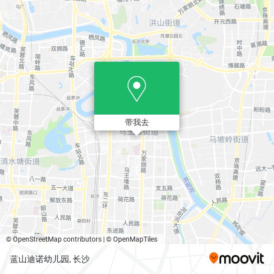 蓝山迪诺幼儿园地图