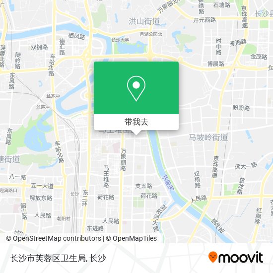 长沙市芙蓉区卫生局地图
