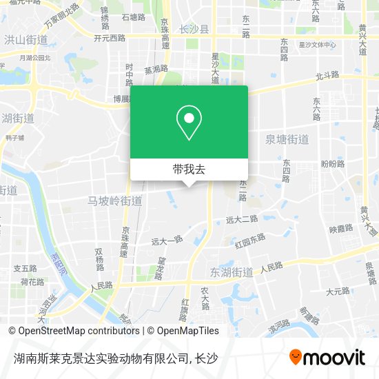 湖南斯莱克景达实验动物有限公司地图