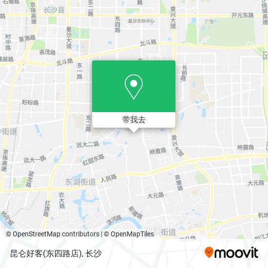 昆仑好客(东四路店)地图