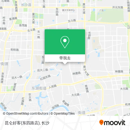昆仑好客(东四路店)地图