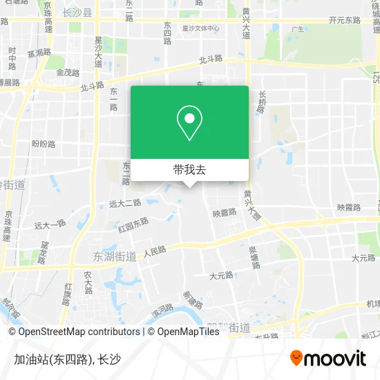 加油站(东四路)地图
