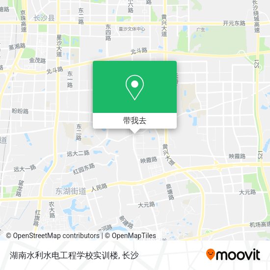 湖南水利水电工程学校实训楼地图