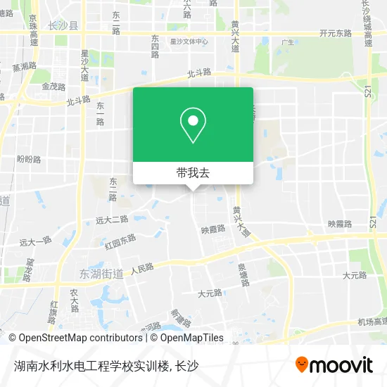 湖南水利水电工程学校实训楼地图